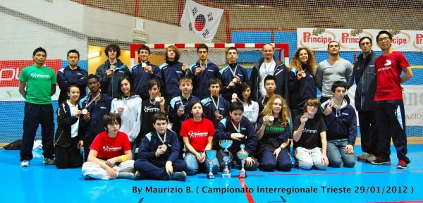 I medagliati della Taekwondo Tricolore al Interregionale Veneto