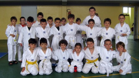 Esami di Taekwondo a Rio Saliceto - Piccoli