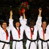Podio Olimpiadi Taekwondo cat -67 kg