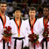 Taekwondo Pechino 2008 podio  cat +80 M